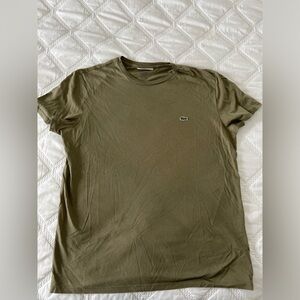 Lacoste green shirt size large